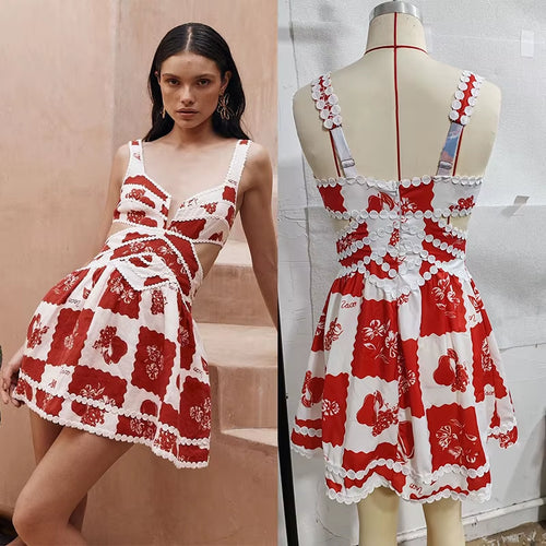 Alluring Charm: Women’S Elegant Sexy Hollow Out V-Neck Mini Robe