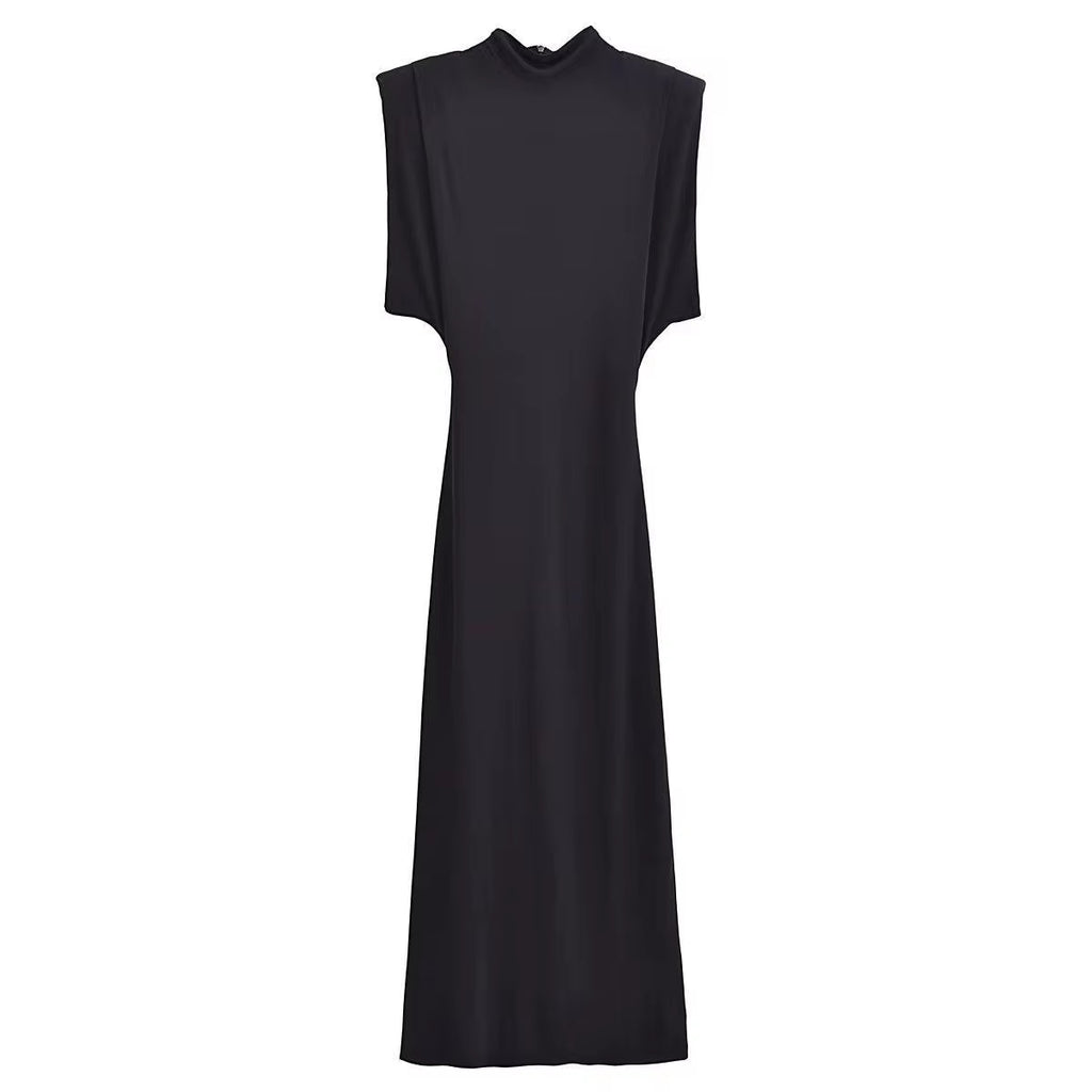 Effortless Elegance: the Black Slim Midi Dress